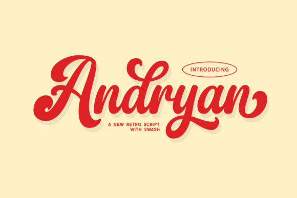 Andryan: A Retro Script Font for Memorable Branding
