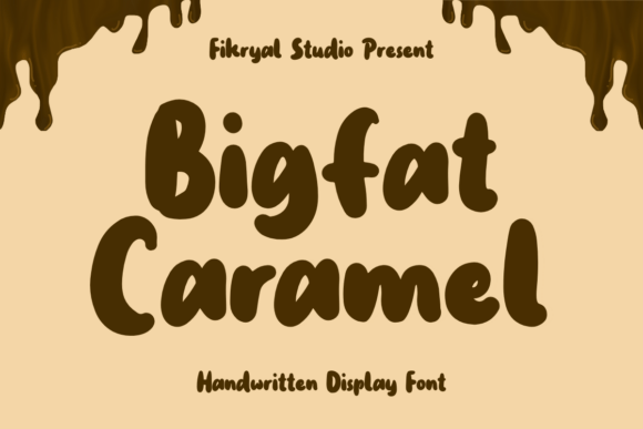Bigfat Caramel: A Handwritten Display Font for Engaging Campaigns