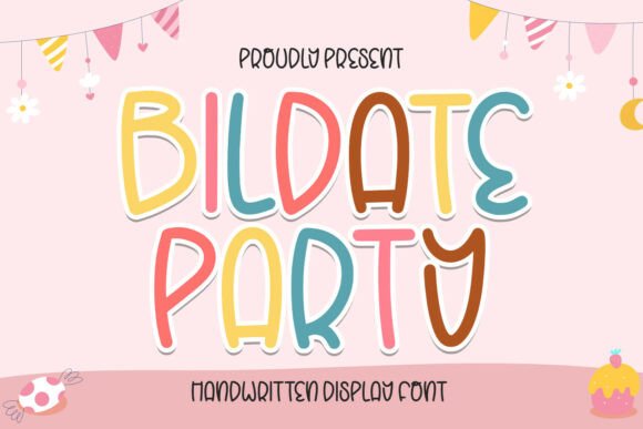 Bildate Party: A Charming Handwritten Font for Crafters