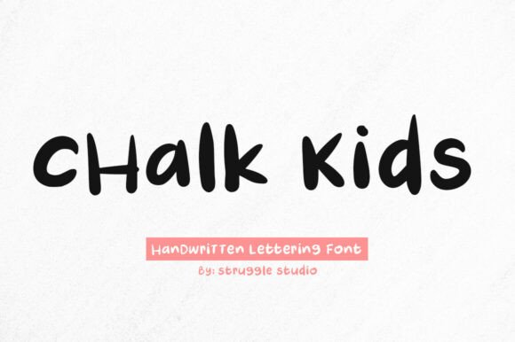 Chalk Kids: A Playful Handwritten Font for Editorial Charm