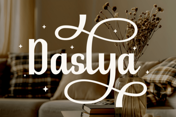 Daslya: A Luxurious Script Font for Editorial Design