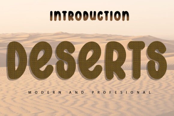 Deserts: A Handwritten Font for Creative Web Design