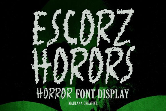 Discover Escorz Horors: A Spooky and Stylish Display Font