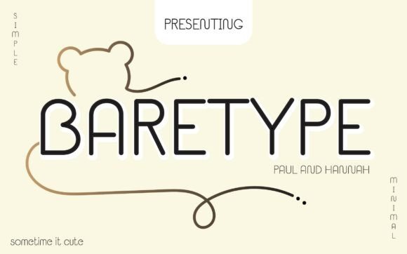 Discover the Versatility of Baretype by Ph Font