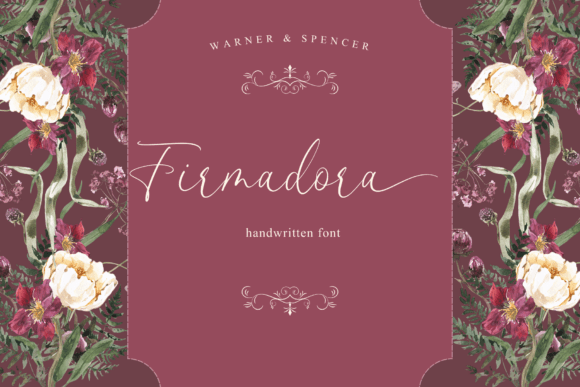 Elegant Firmadora Font for Web Design