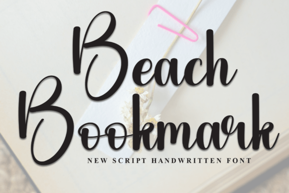 Enhance Your Brand with Beach Bookmark Font