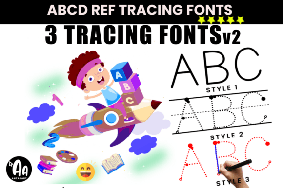 Enhance Your Web Design with Abcd Ref Tracing Dotted Font