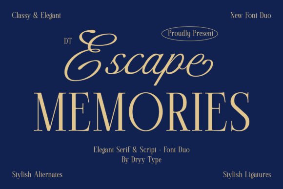 Enhance Your Web Design with Dt Escape Memories Font