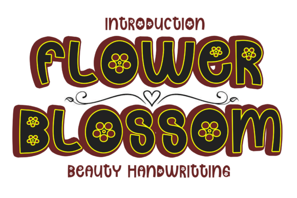 Flower Blossom: A Font for Charming Campaigns