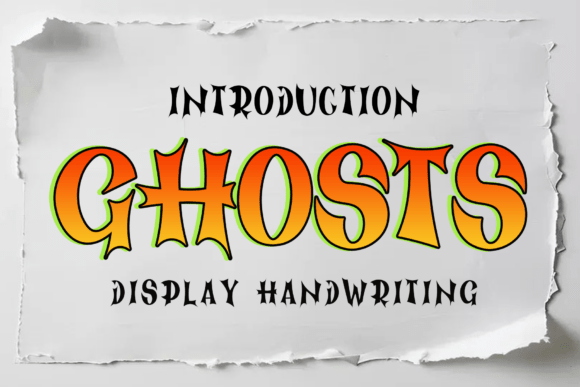 Ghosts: A Handwritten Font for Charming Web Designs
