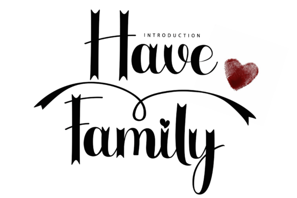 Have Family: A Stylish Handwritten Font for Modern Branding