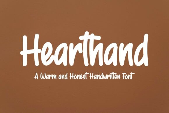 Hearthand: A Script Font with Warmth and Grace