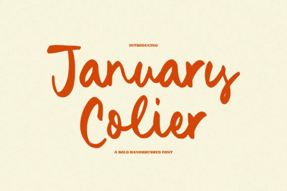 January Colier: A Charming Script Font for Editorial Design