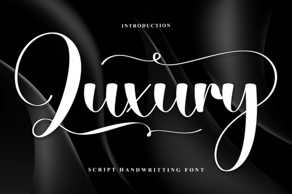 Luxury: A Handwritten Font for Editorial Elegance
