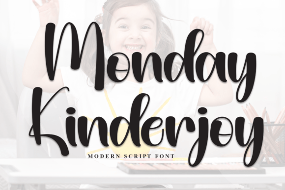 Monday Kinderjoy: A Charming Script Font for Editorial Design