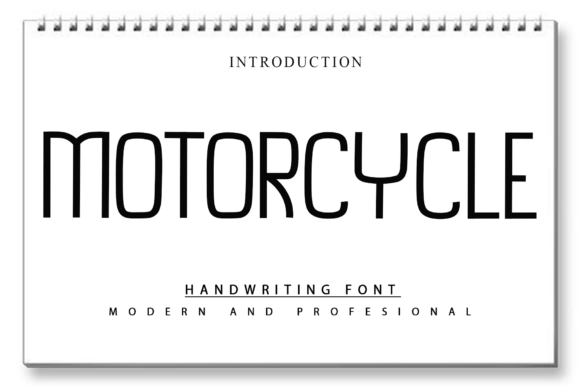 Motorcycles: A Sweet and Cursive Font for Web Design
