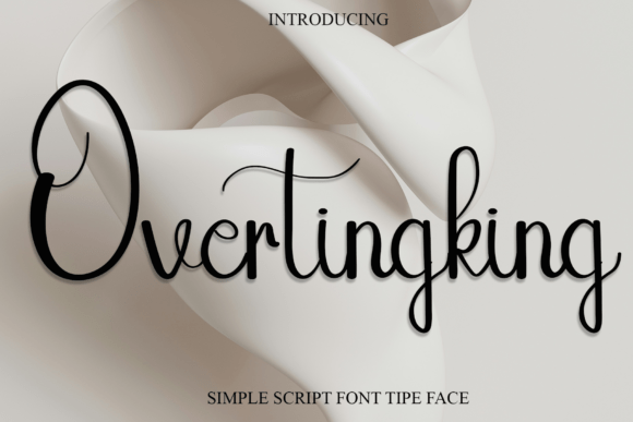 Overtinking: A Handwritten Font for Craft and Design
