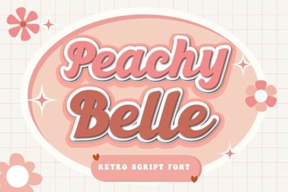 Peachy Belle: A Charming Script Font for Creative Marketers