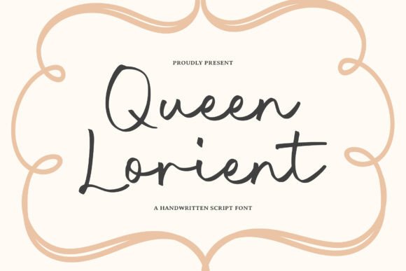 Queen Lorient: A Handwritten Script for Crafters
