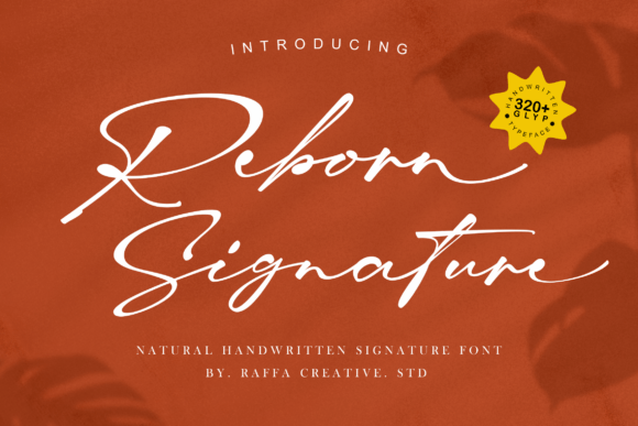 Reborn Signature: Elevate Your Brand with a Premium Handwritten Font