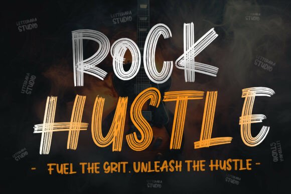 Rock Hustle: A Gritty Font for Makers and Creators