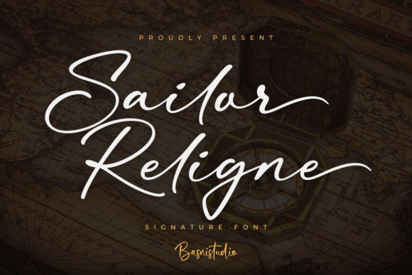 Sailor Religne: A Signature Font for Crafters and Creators