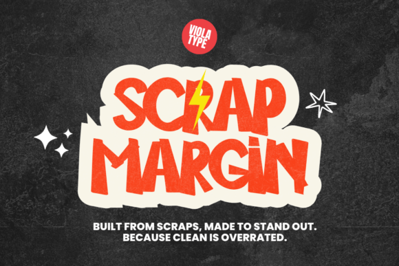 Scrap Margin: A Bold Font for Memorable Branding