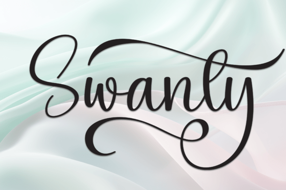 Swanty: A Charming Handwritten Display Font for Branding