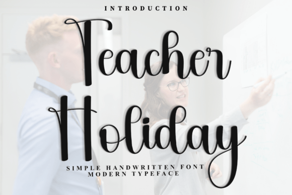 Teacher Holiday: A Charming Font for Crafters and Creators