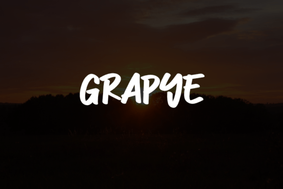 Transform Your Brand with Grapye: A Versatile Script Font