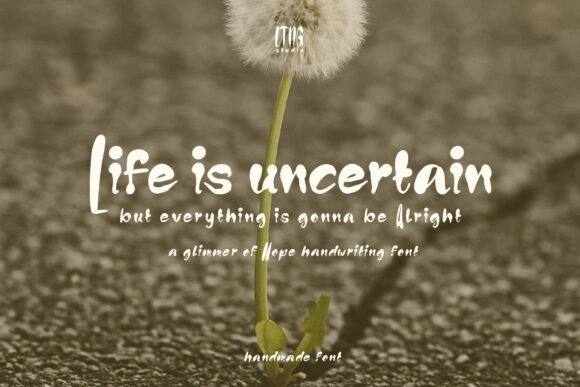 Transform Your Brand with Life is Uncertain Font
