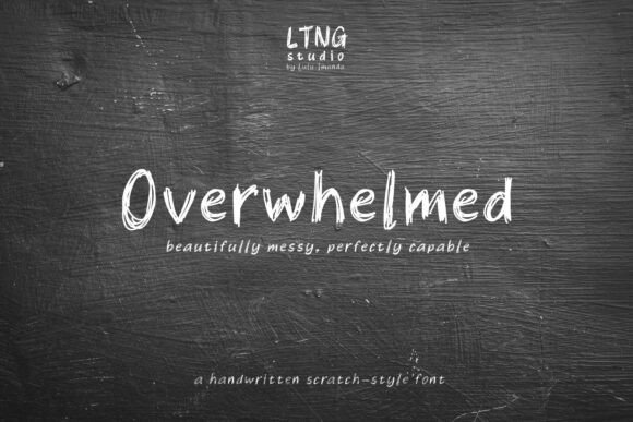 Transform Your Brand with Overwhelmed: A Unique Font