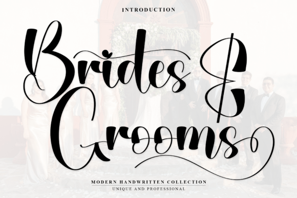 Unleash Creativity with Brides Grooms Handwritten Font