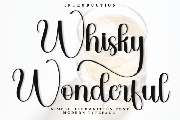 Whisky Wonderful: A Festive Font for Makers