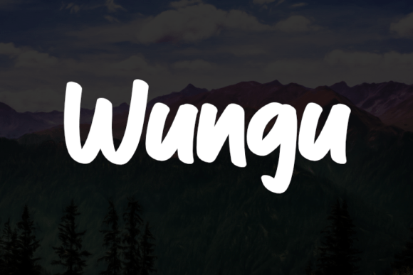Wungu: The Perfect Font for Handmade and Creative Designs
