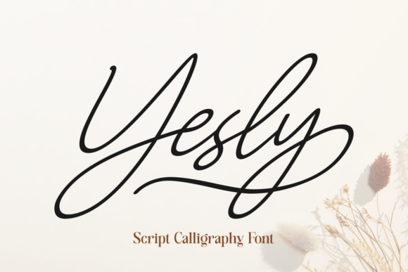 Yesly: A Graceful Script Font for Elegant Campaigns